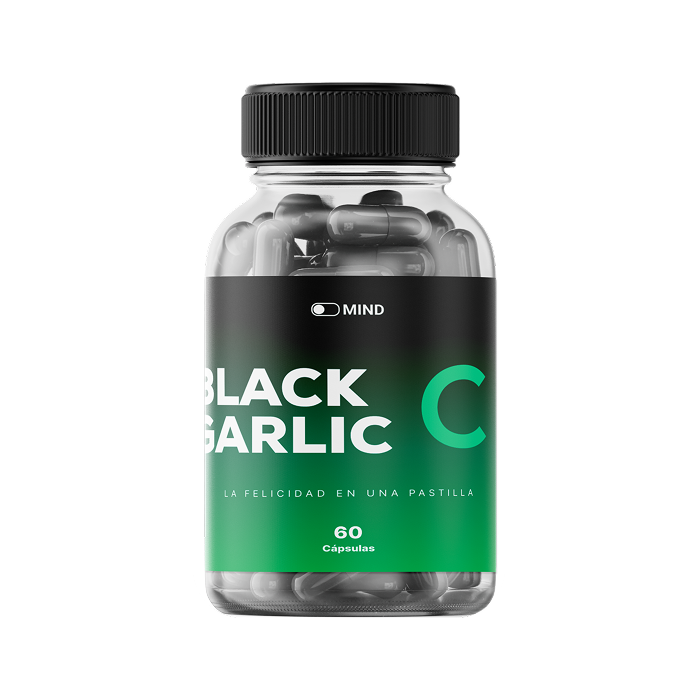 Cápsulas de Ajo Negro Fermentado – Ingrediente Natural Rico en Antioxidantes | 60 Cápsulas