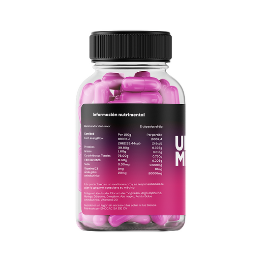 ULTRAMIND D3 | Suplemento con Colágeno, Magnesio y Vitamina D3 para Bienestar Diario