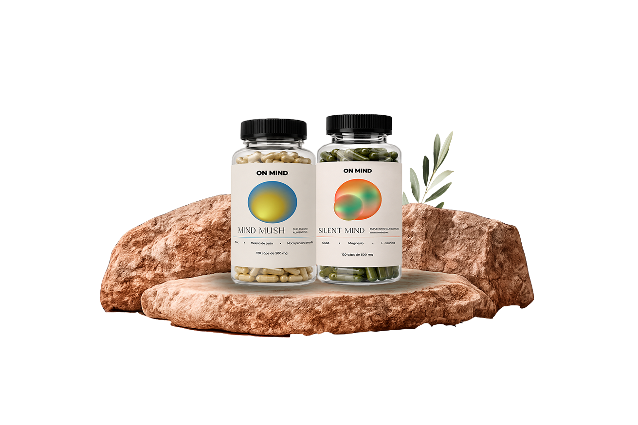 Suplementos ON MIND sobre rocas naturales